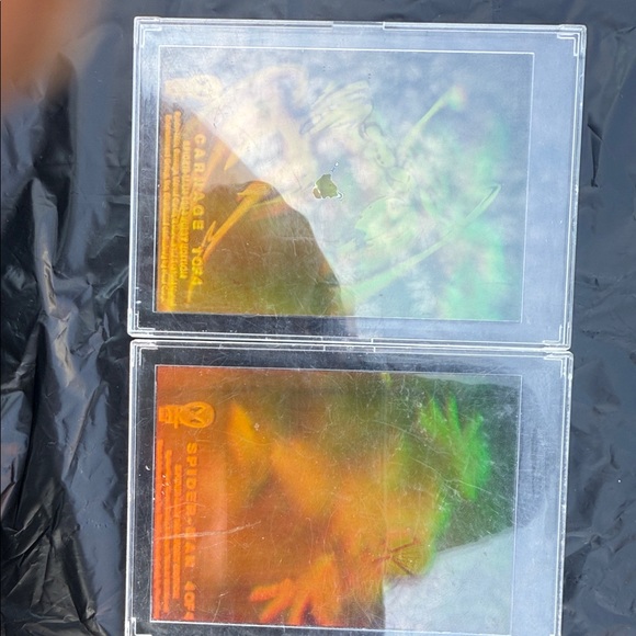 Holographic CD Cases - Green and Orange - Picture 1 of 7